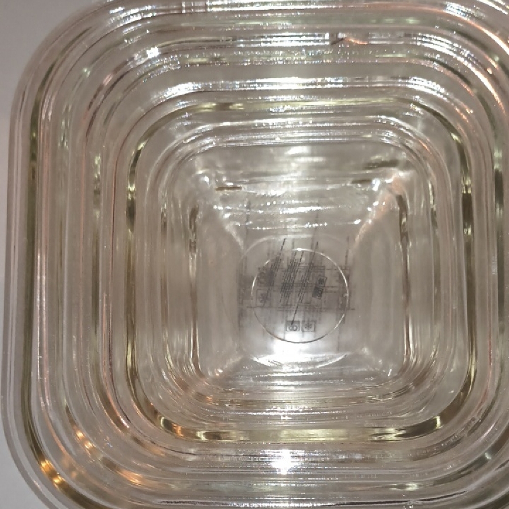 10 Piece Glass Bowl Set With Date Dials